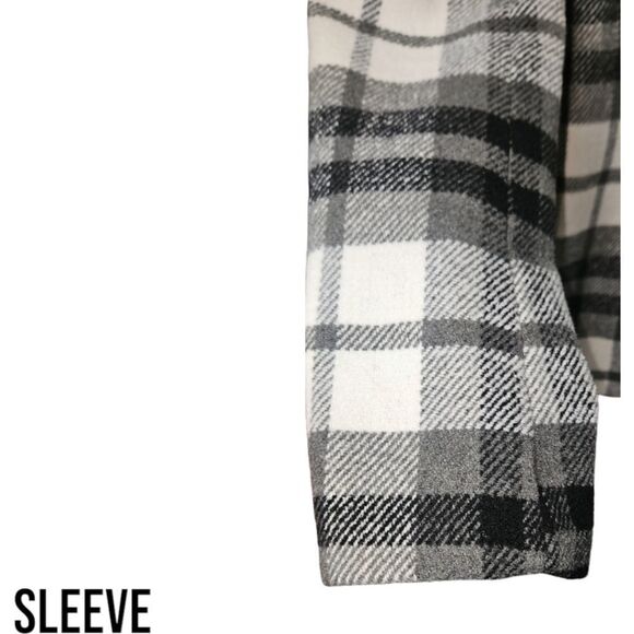 AEROPOSTALE Women's Warm Plaid Winter Peacoat Size Small - Picture 8 of 16